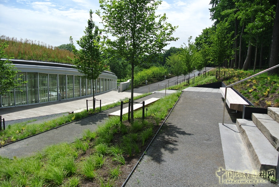 分層的花園露臺