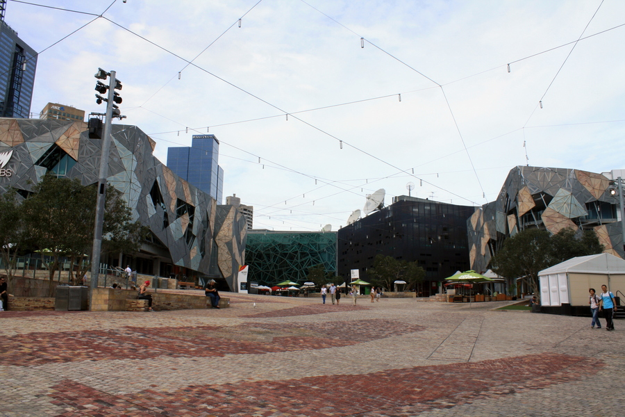 墨爾本聯邦廣場 聯邦廣場 城市廣場 廣場設計