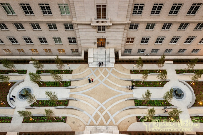 美國舊金山聯合廣場“絲帶”庭院