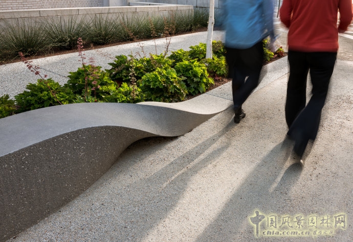 美國舊金山聯合廣場“絲帶”庭院