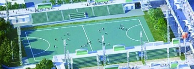 曲棍球場地(均為效果圖)