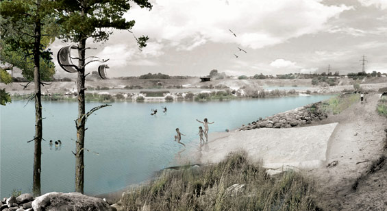 丹麥羅斯基勒之沙丘景觀