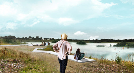 丹麥羅斯基勒之沙丘景觀