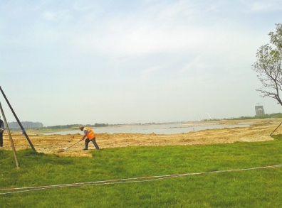 開封西湖俯視圖