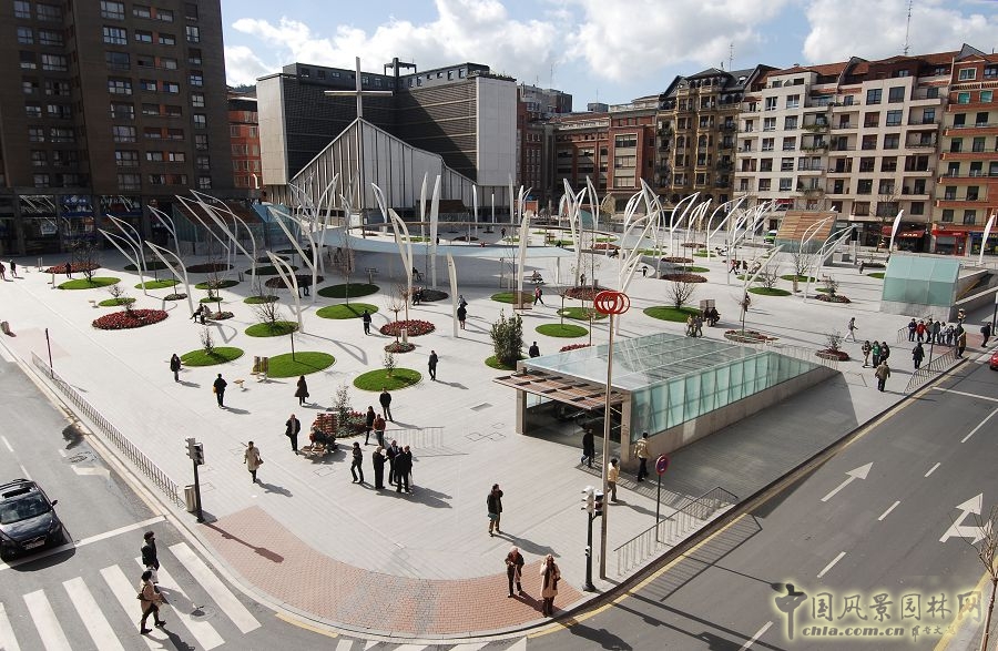 西班牙畢爾巴鄂Indautxu廣場改造