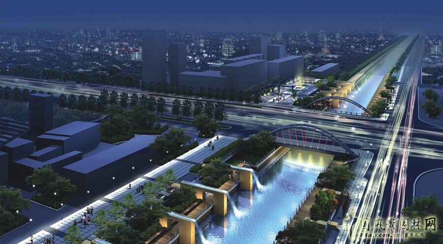 河道景觀 景觀設計 河道綠化 景觀方案