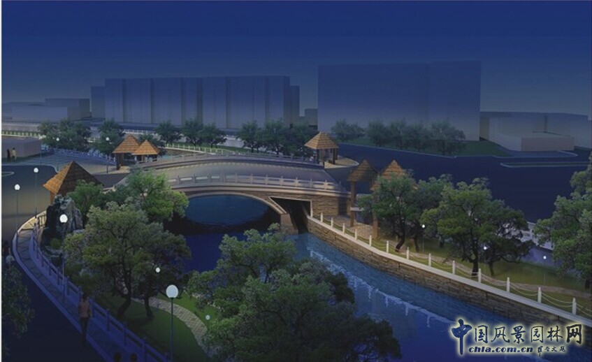 河道景觀 景觀設計 河道綠化 景觀方案