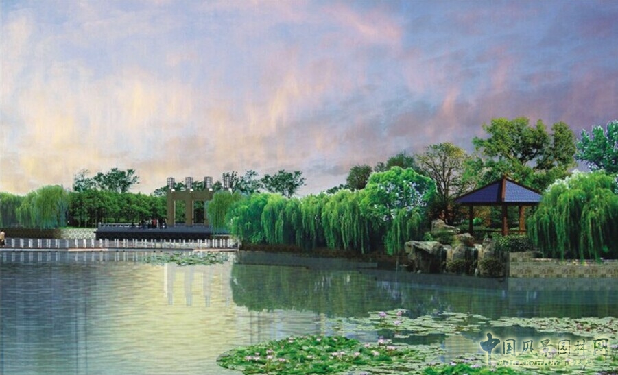 曲阜小沂河 景觀設計 景觀方案 施工圖設計