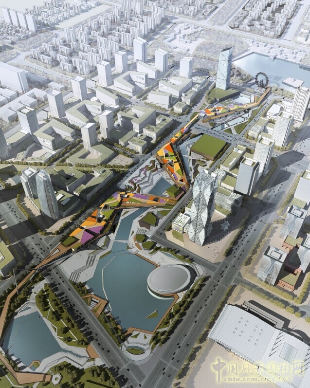 商業街景觀設計 景觀方案 施工圖設計