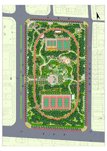 新泰體育公園 體育公園 景觀設(shè)計(jì) 