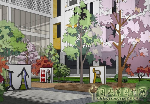 校園景觀 景觀設計 景觀方案 設計理念