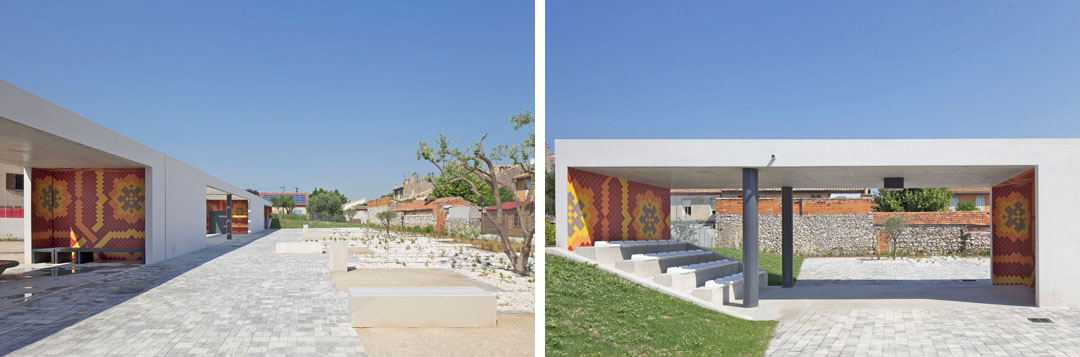 法國(guó),馬賽Gignac la Nerthe市中心廣場(chǎng)景觀項(xiàng)目