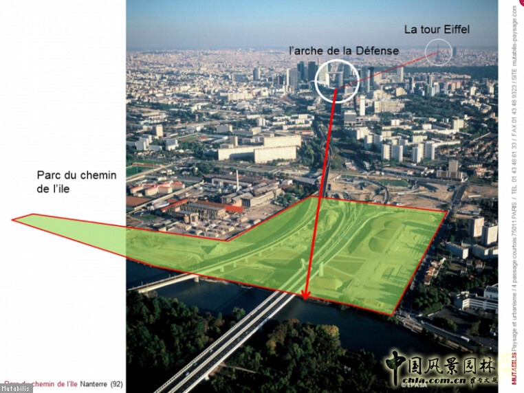 法國南泰爾市Chemin公園