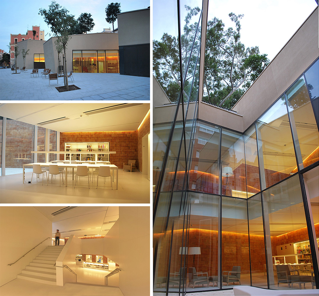 該項(xiàng)目旨在原有花園下方建造