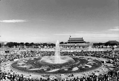 天安門廣場 廣場擺花 國慶擺花