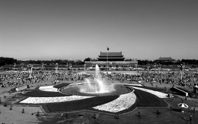 天安門廣場 廣場擺花 國慶擺花