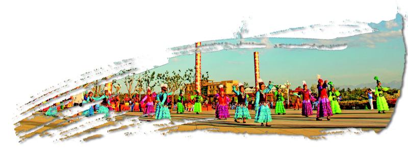 奇臺(tái)縣文化主題公園的浪漫傾訴