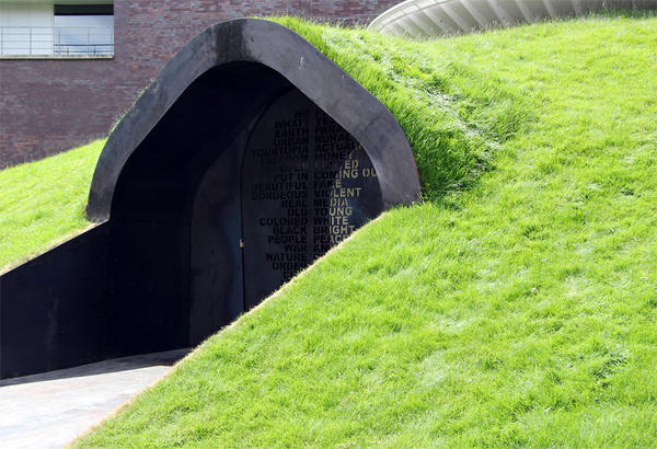 隱藏在巨大草坡內的熱帶雨林風情