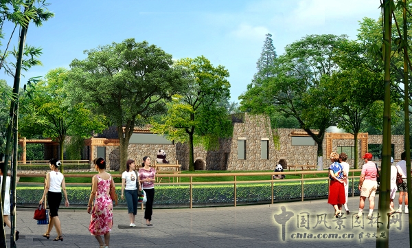濟南動物園熊貓館改造