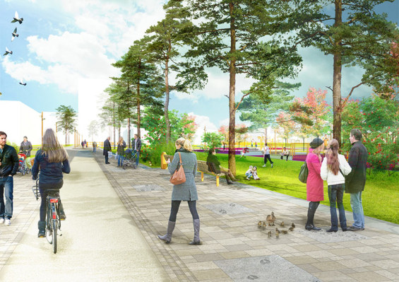 俄羅斯人居獎最佳公共空間設計：亞尼拉村落