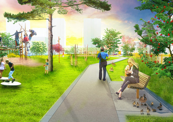 俄羅斯人居獎最佳公共空間設計：亞尼拉村落