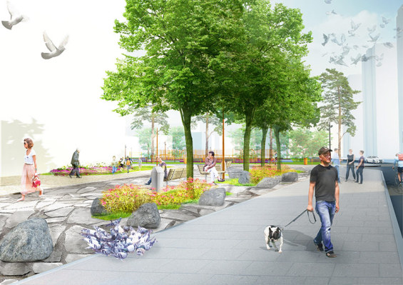 俄羅斯人居獎最佳公共空間設計:亞尼拉村落