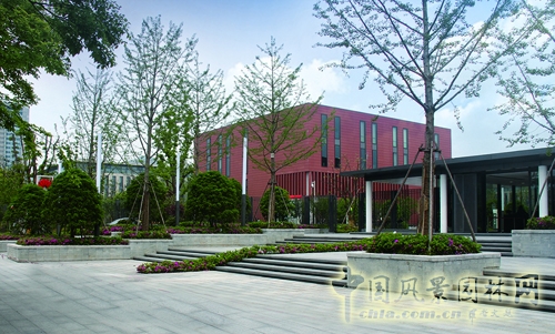 華為杭州生產基地 景觀工程 屋頂綠化