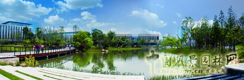 華為杭州生產基地 景觀工程 屋頂綠化