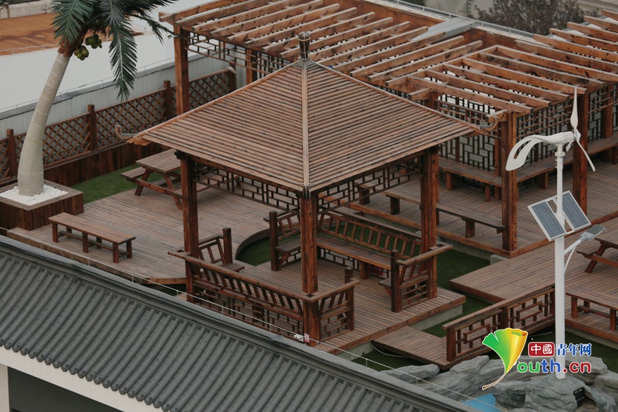 北京八一中學 屋頂花園 樓頂游泳池 樓頂花園