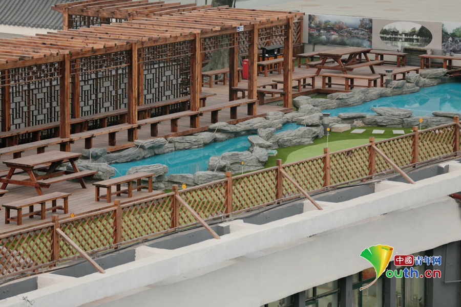 北京八一中學 屋頂花園 樓頂游泳池 樓頂花園