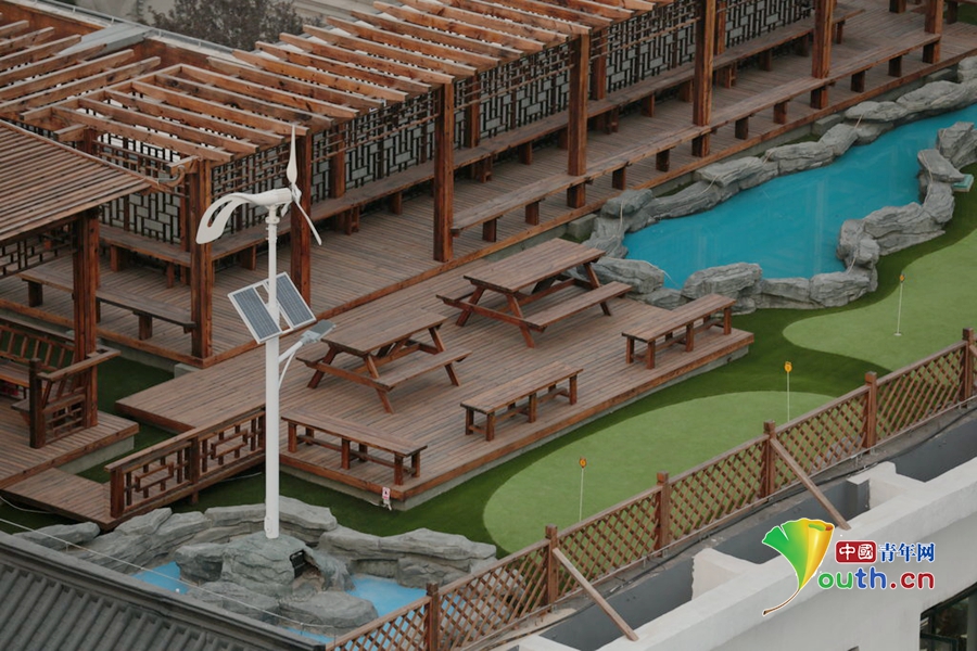 北京八一中學 屋頂花園 樓頂游泳池 樓頂花園