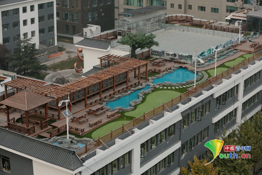 北京八一中學 屋頂花園 樓頂游泳池 樓頂花園