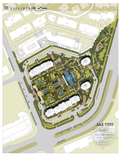 住宅景觀 安道國(guó)際 桂花星城 景觀設(shè)計(jì)