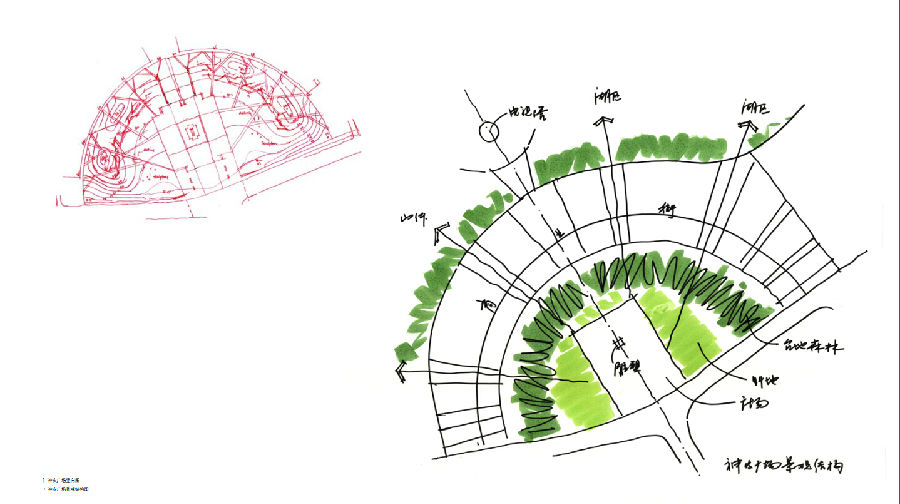 李建偉 設(shè)計(jì)草圖 效果圖 景觀創(chuàng)作