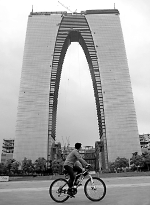 蘇州秋褲樓 秋褲樓 蘇州地標 秋褲樓爛尾