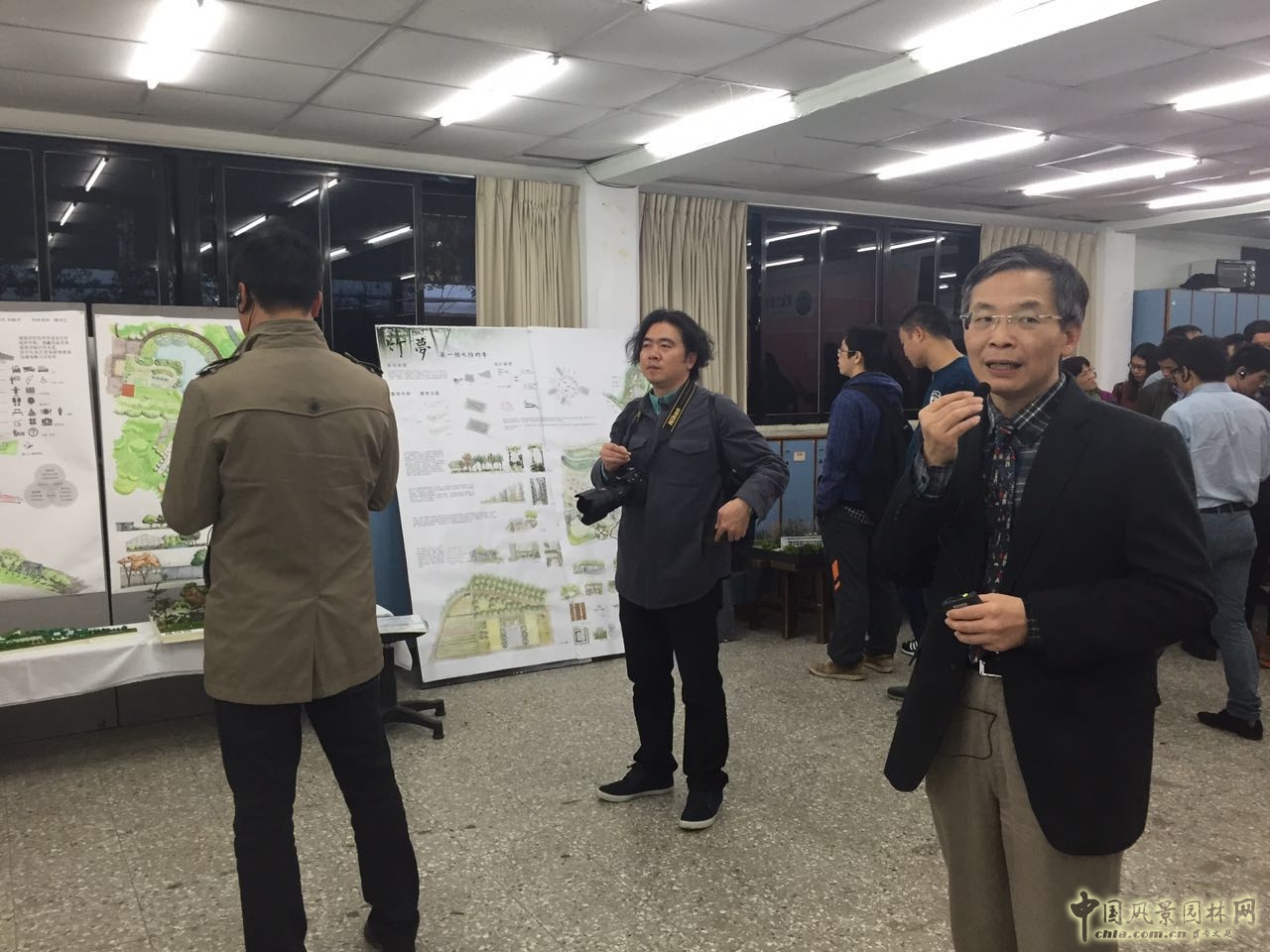 臺灣園林專業考察團參觀訪問東海大學