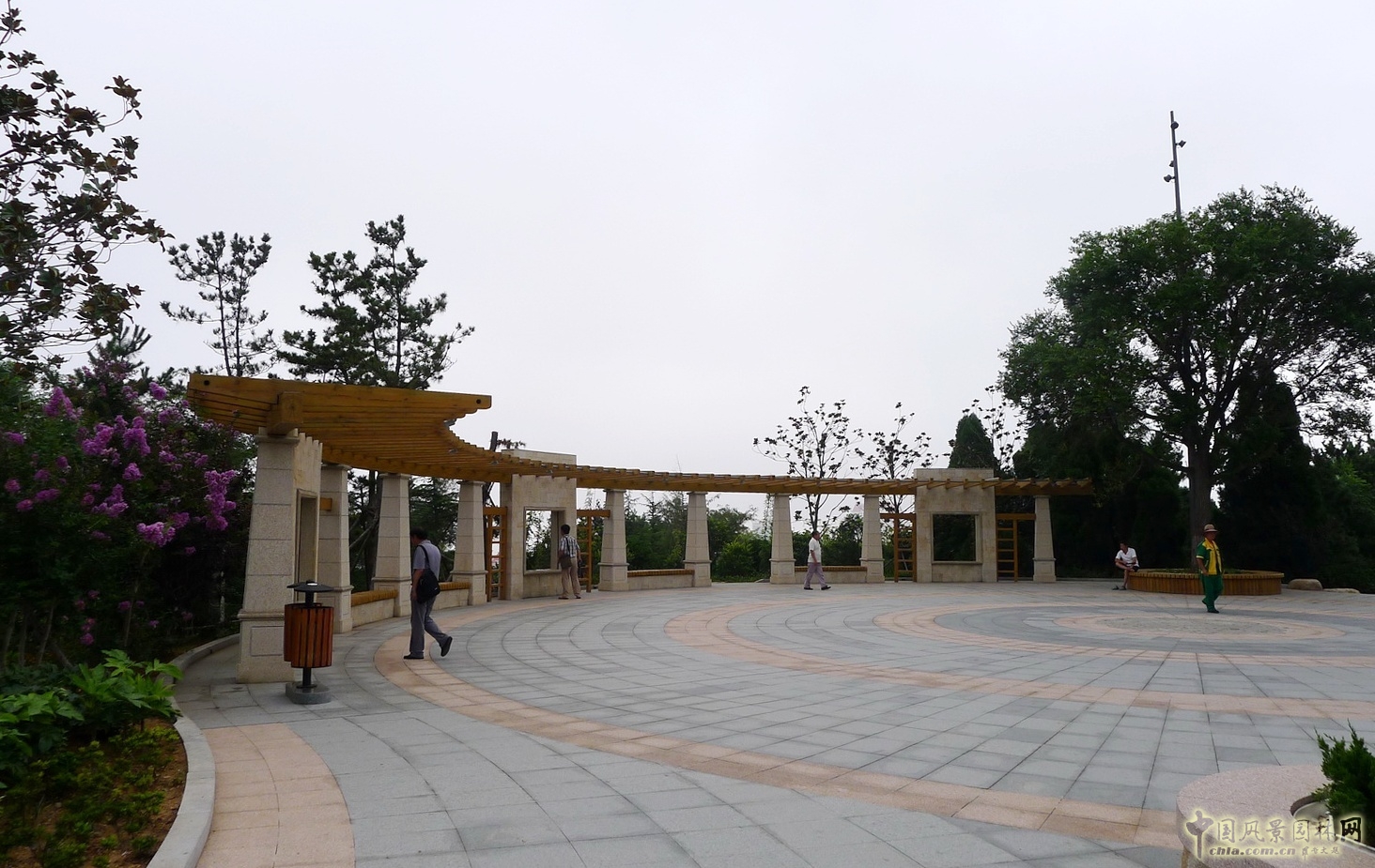 中心廣場幸福長廊實景