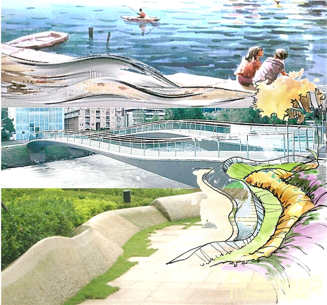 水岸廣場效果圖