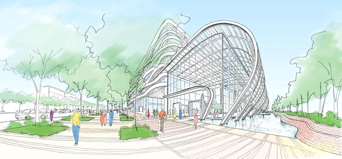 磚窯廣場效果圖