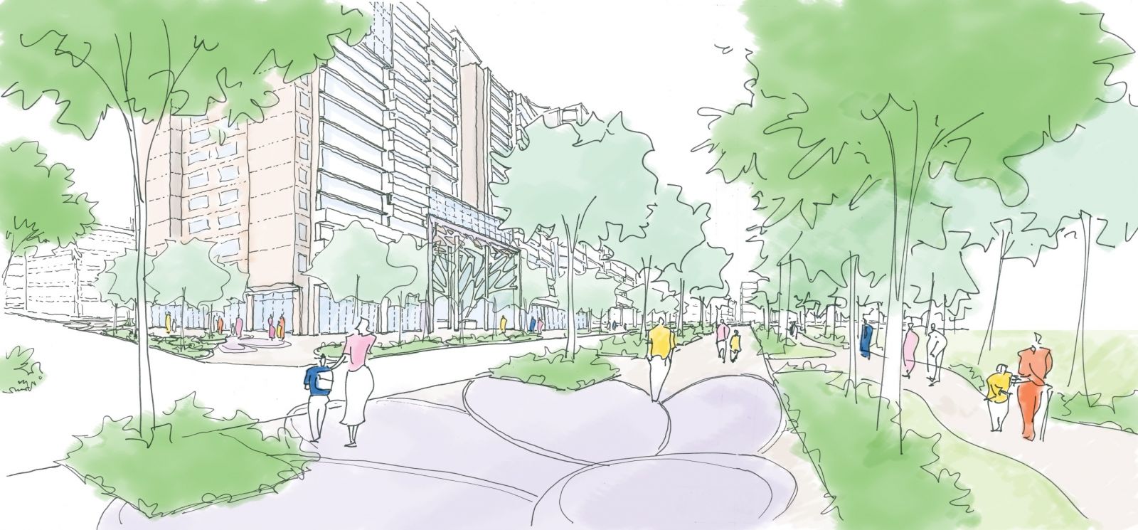 花舞廣場效果圖