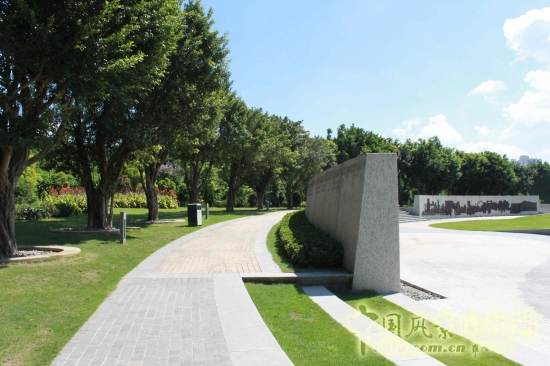 記憶廣場主景綠化