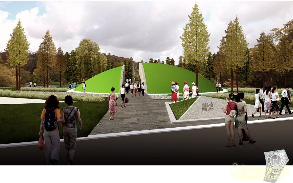 武漢園博會創(chuàng)意花園山居