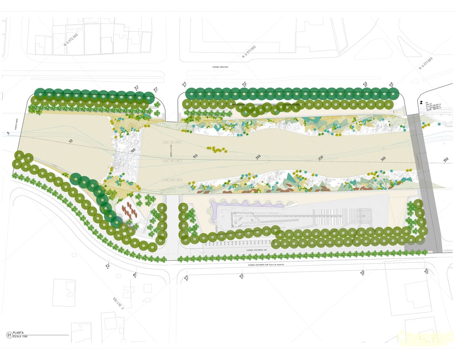 智利科皮亞波市Kaukari城市公園景觀設計