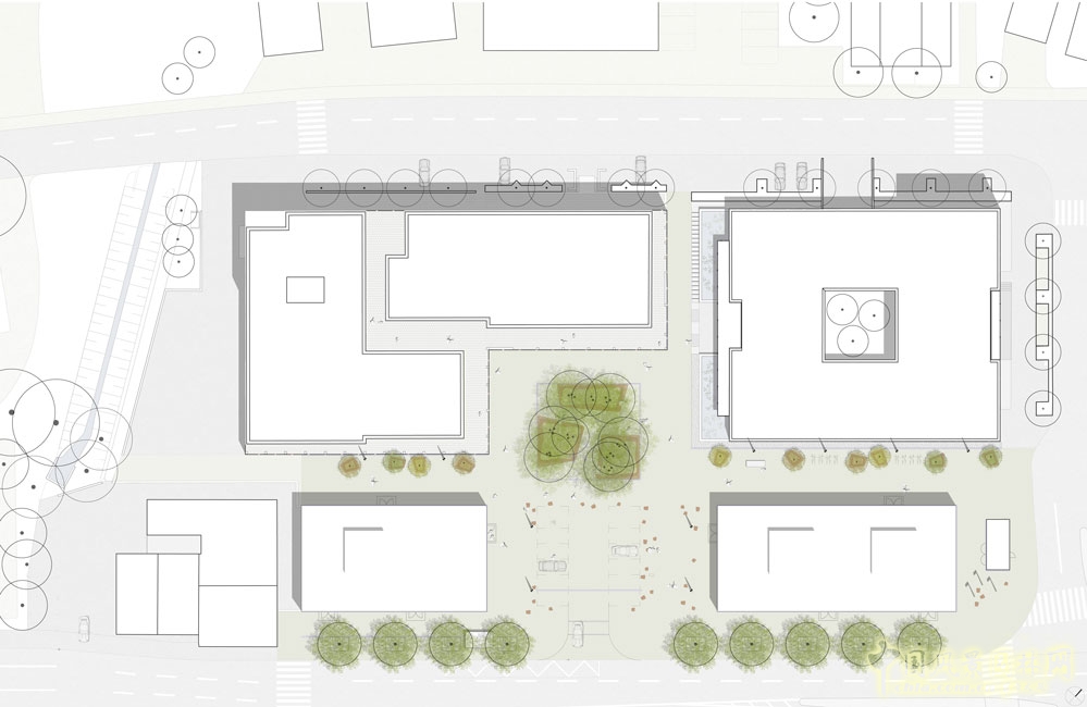 瑞士埃比孔Riedmatt 廣場景觀設計