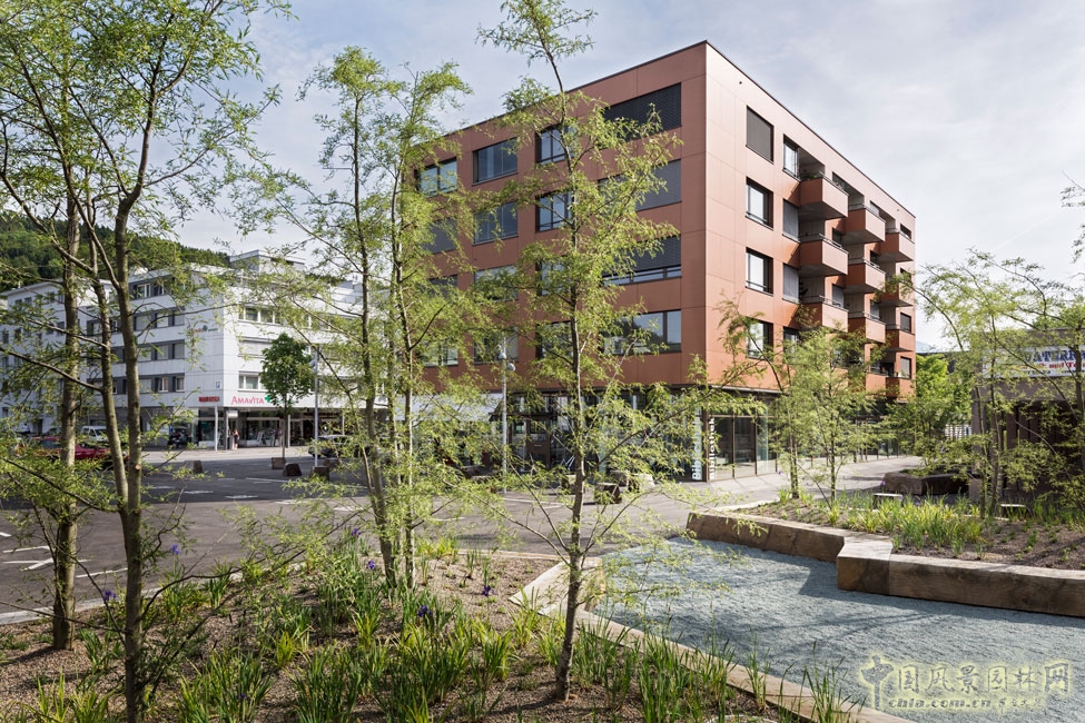 瑞士埃比孔Riedmatt 廣場景觀設(shè)計