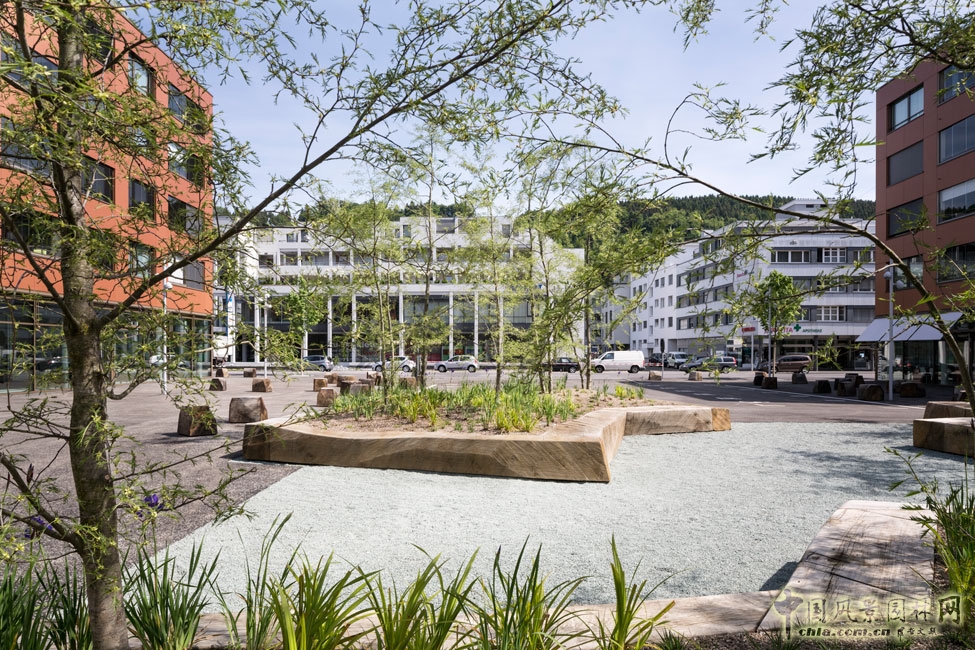 瑞士埃比孔Riedmatt 廣場景觀設(shè)計