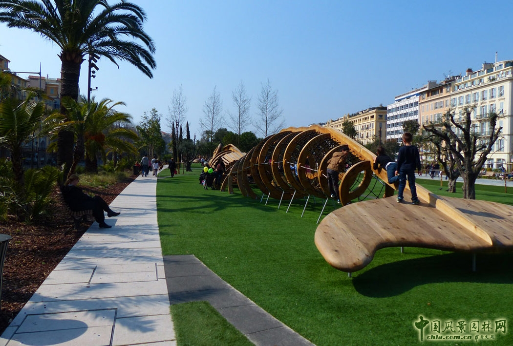 法國尼斯帕隆河濱水公園景觀設計