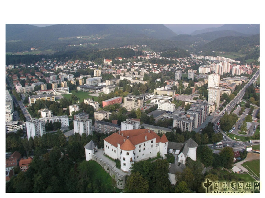 斯洛文尼亞韋萊涅Promenada城市中心廣場