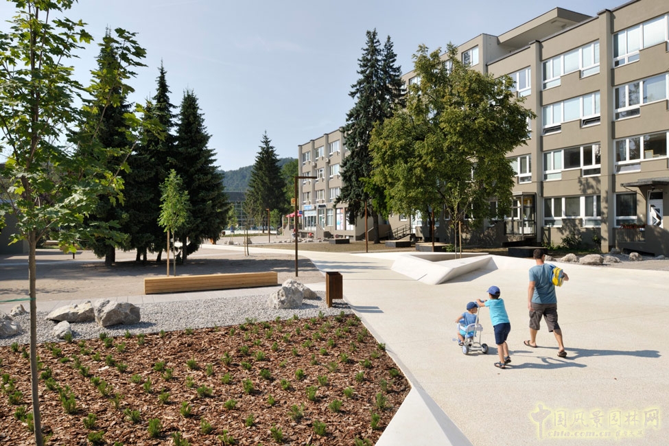 斯洛文尼亞韋萊涅Promenada城市中心廣場