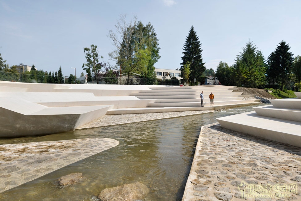 斯洛文尼亞韋萊涅Promenada城市中心廣場